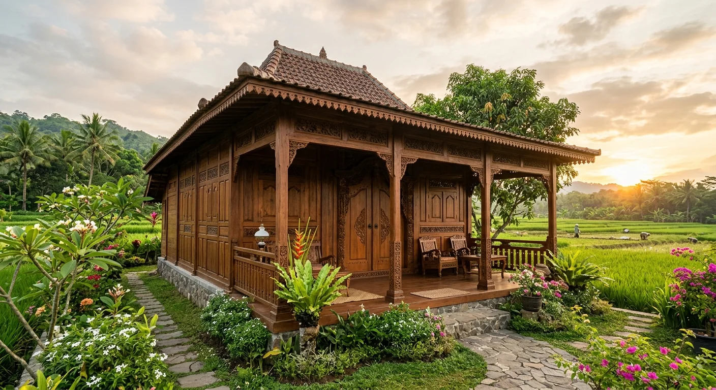 Jasa Pembuatan Rumah Kayu Lamongan - Desain Estetik & Kokoh